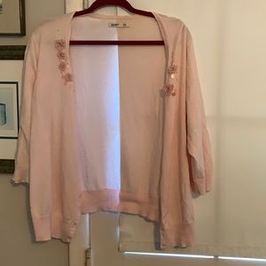 Pink cardigan old navy XXL